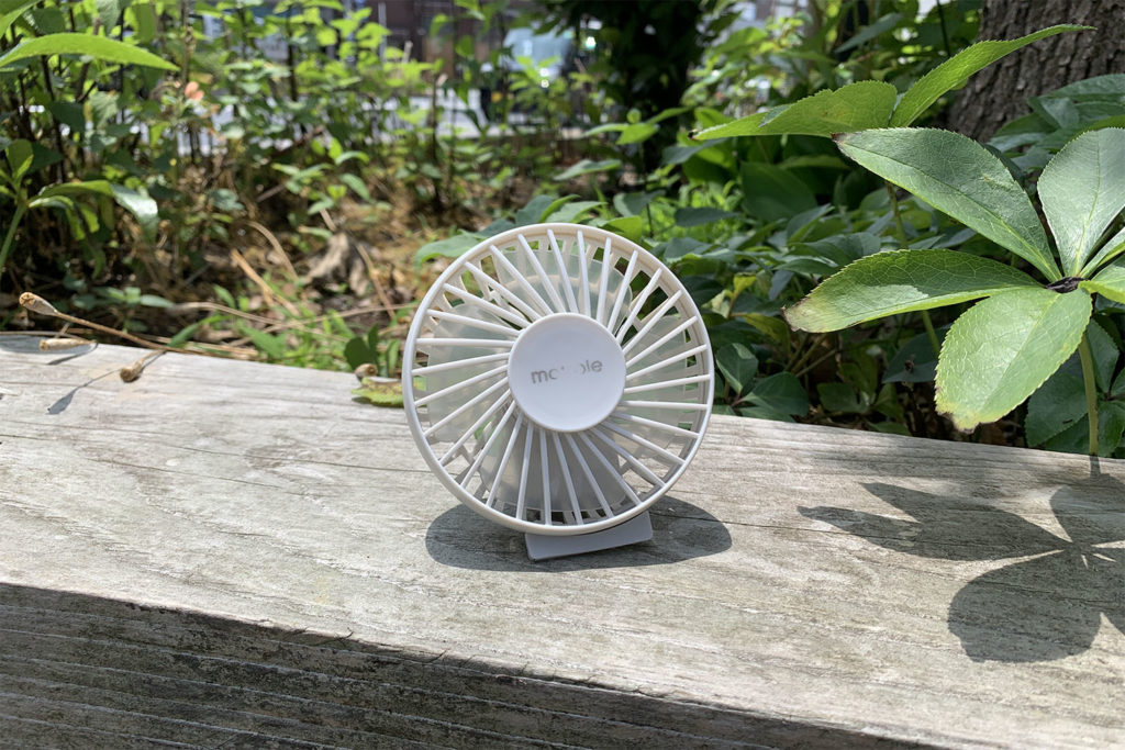 3WAYで使えるちっちゃい扇風機。mottoleの「MTL-F004」この夏も使います。