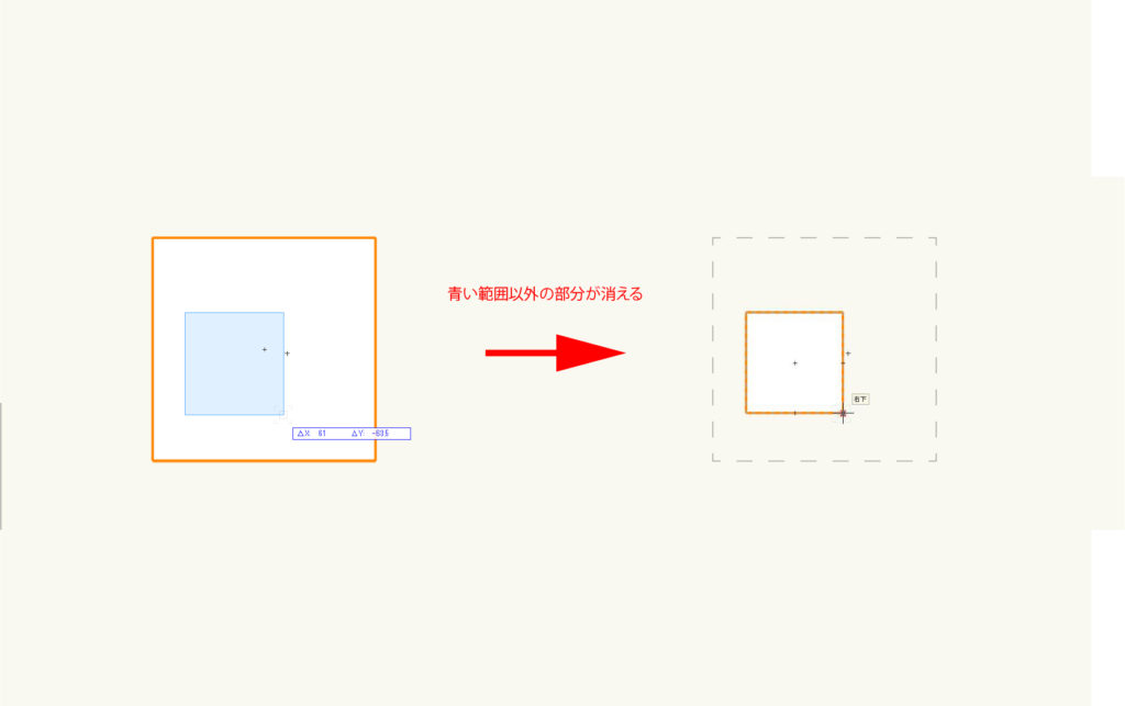 Vectorworksにもある、便利なツール。「消しゴムツール」の使い方