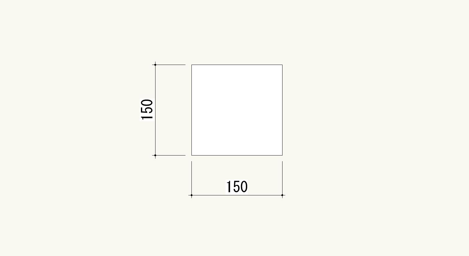 Vectorworksの寸法線の設定方法。寸法線の端を黒丸にする作り方