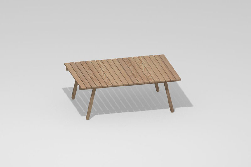 Vectorworks 3Dフリー素材「アウトドアテーブル」を作りました