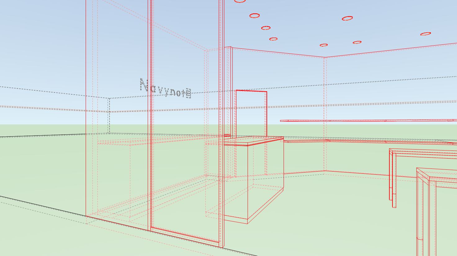 Vectorworks 3D 陰線を点線に変える「陰線レンダリング設定」の使い方