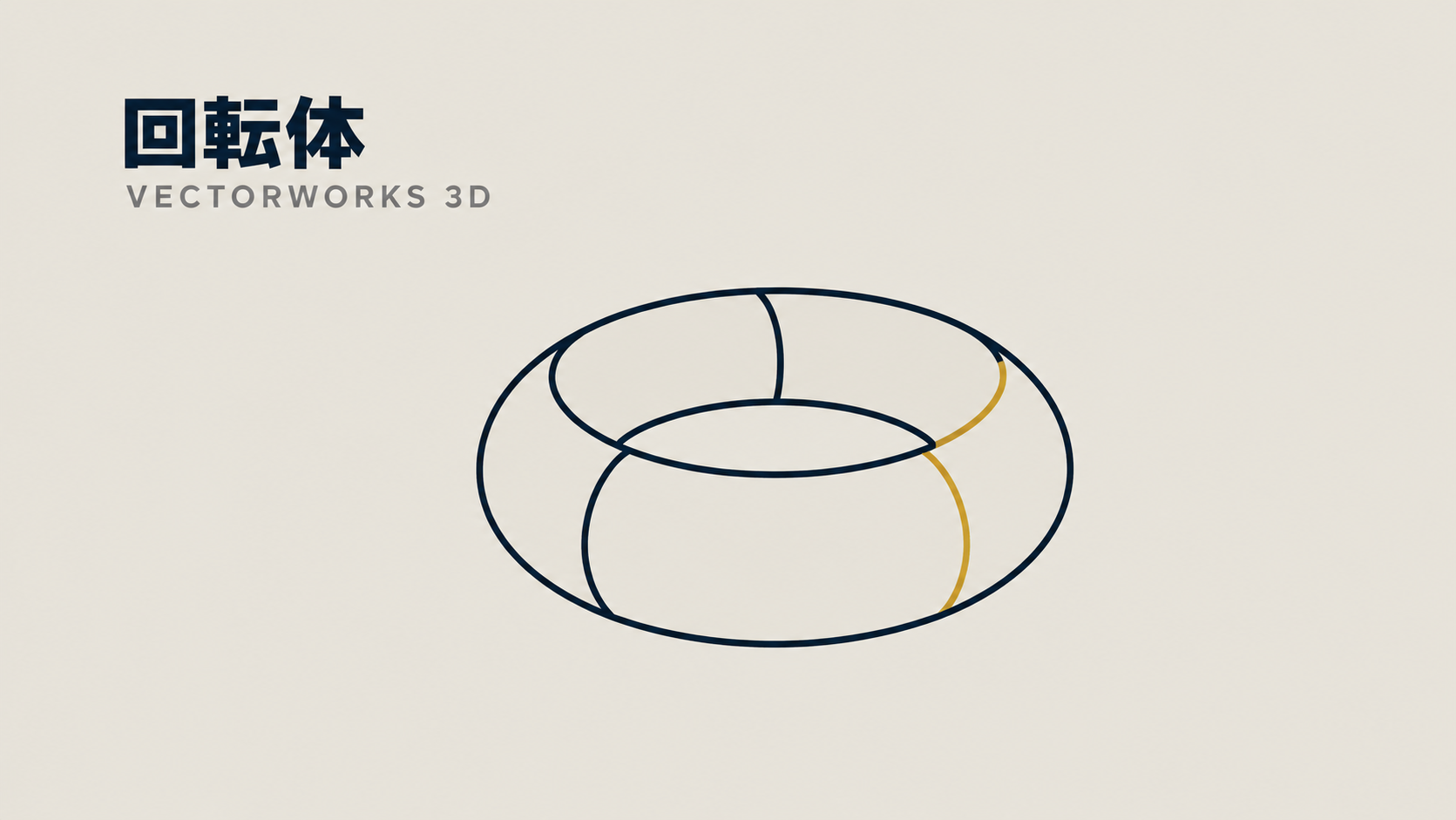 Vectorworks 3D回転体の使い方：球体、リング、螺旋の作成